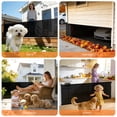 thumbnail image 4 of TULILLO Retractable Baby Gate 200" Extra Wide, 42in Tall, Double Lock, Retractable Dog Gate for Doorways Stairs Hallways Indoor and Outdoor, Black, 4 of 7