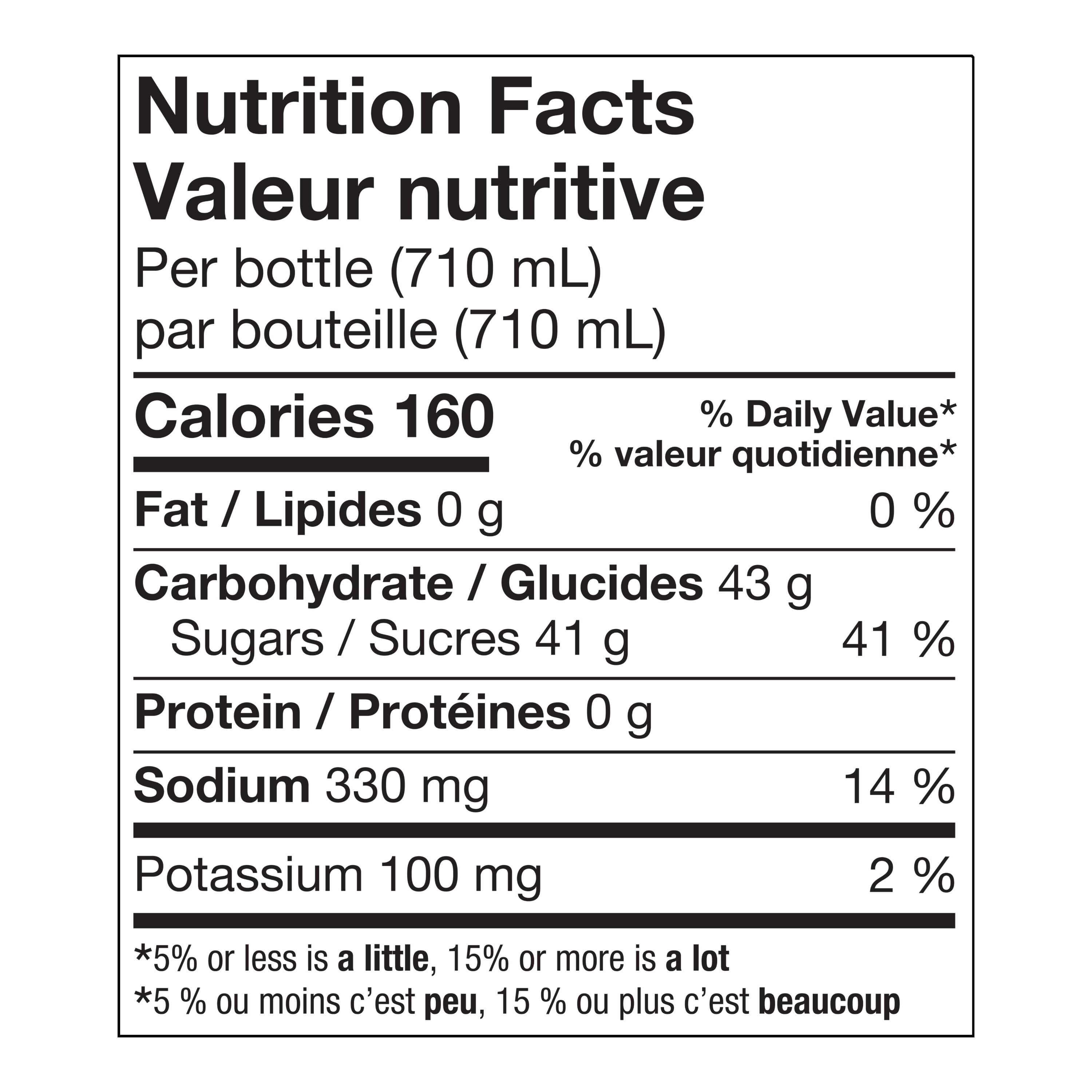 Gatorade® Boisson Sportive Citron-Lime 710 mL, Bouteille 710 ml
