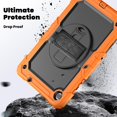 thumbnail image 4 of Funda para Samsung Galaxy Tab A9 Plus 11'' 2023 (SM-X210/X216/X218), Funda Protectora Resistente a Golpes con Protector de Pantalla, Soporte Giratorio de 360°, Correa para Mano/Hombro y Soporte para, 4 of 9