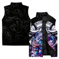 thumbnail image 3 of Chaqueta de hombre Ropa Chalecos con estampado de orco y tigre blanco para hombre Chaleco de algodón de moda sin mangas para protegerse del viento frío 2024, 3 of 5