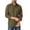 Olive, variant on Big and Tall Button-Down Shirt, Heavyweight Twill, Relaxed Fit