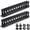 2, variant on 1U Rack Cable Management Sleeves, 2 Pack, Horizontal Mount 19 Inch Wall Shelf Use