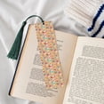 thumbnail image 4 of Kdxio Colorful Chicken Print Metal Tassel Bookmarks,Perfect Gift for Art Lovers and Bookworms Metal Bookmarks for Women, 4 of 8