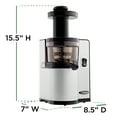 thumbnail image 5 of Omega Juicers Cold Press 150 W 30 fl oz 3-Speed Masticating Juicer, Silver, 5 of 11