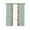 Teal, variant on Sage Green Stripes Blackout Curtains, Light Blocking Print Window Curtains, Summer Spring Botanical Lemon Leaves Thermal Insulated Window Drapes for Living Room Kitchen Cafe 2 Panels, 84"W x 84"L