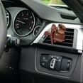 thumbnail image 3 of AURARMLET Car Vent Aroma Clip 1Pack Abs Brown with Cute Design for Family Members, 3 of 8
