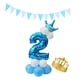 thumbnail image 2 of Soporte de grande de estrellas con números de 90 cm con banner Sombrero Decoración de perfecl globos de aluminio 2019, 2 of 7