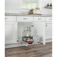 thumbnail image 3 of Rev-A-Shelf Pullout Basket Organizer for Kitchen or Vanity Cabinets, 21 x 20 In, 5WB1-2120CR-1, 3 of 11