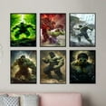 thumbnail image 4 of 6PCS The Hulk Theme Bedroom Wall Decoration Posters (8X10 in) Unframed, 4 of 4