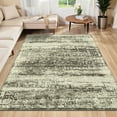 thumbnail image 2 of Haperlare 9'x12' Floral Distressed Area Rugs for Living Room Washable Non Slip Nursery Brown Rugs Ultra-Thin Soft Carpet for Bedroom, 2 of 7