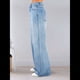thumbnail image 5 of Pantalones Vaqueros Boyfriend de Pierna para Mujer, de Pierna Recta, de Tiro Bajo, Holgados e Informales. Azul Oscuro M, 5 of 8