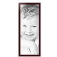 thumbnail image 2 of ArtToFrames 14" x 37" Mahogany Picture Frame, 14x37 inch Brown MDF Poster Frame (WOM-3978), 4 Pack, 2 of 8