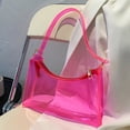 thumbnail image 4 of CHOK Shoulder Bag Transparent Large Capacity PVC Multipurpose Korean Style Jelly Handbag Birthday Gift, 4 of 8