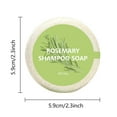 thumbnail image 3 of Soap, Plant Extract Shampoo Bar, Gentle Cleansing Soap for Hydrating and Moisturizing Hair Care, Creates Radiant Hair for Daily Cleansing - Travel and Holiday Gift 60g, 3 of 6