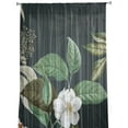 thumbnail image 2 of Plant Small White Flowers Tulle Curtains for Living Room Bedroom ration Transparent Chiffon Sheer Voile Window Curtain, 2 of 7
