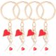 thumbnail image 4 of GOOHOCHY 4pcs llavero creativo metal colgante colgante tarjeta de póker corazón anillo colgante colgante, 4 of 7