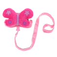 thumbnail image 2 of Mochila de arnés de seguridad Zulema para niños pequeños de peluche Mariposa rosa, 2 of 8