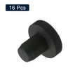 thumbnail image 4 of Uxcell 16Pcs Tapón de goma negro, agujeros de 7mm para agujeros de 6.5-6.8mm/0.26-0.27", 4 of 6