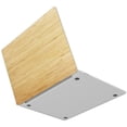 thumbnail image 4 of Roofei Bamboo Grain Laptop Body Shell leather Protective Case Cover for Macbook pro 16 inch, 4 of 8
