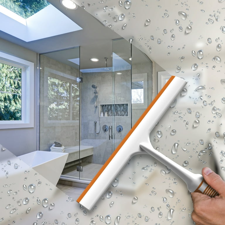 SCRUBIT Multi-Purpose Window & Shower Squeegee, Lightweight