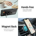 thumbnail image 6 of for iPhone 13 Pro Max Case with Sliding Camera Cover and Card Holder Heavy Duty Protective iPhone 13 Pro Max Case with Ring Magnetic Kickstand Phone Case for iPhone 13 Pro Max(Black), 6 of 7