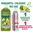 thumbnail image 1 of Bergamota + Colágeno Mix 1000 VIVONATURAL. Shampoo Aceite de Bergamota 1000 ml + Shampoo de Colágeno Regenerador Capilar 250 ml, 1 of 5