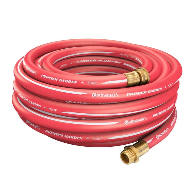 Manguera de jardín Continental 5/8" x 30 m, uso rudo, roja