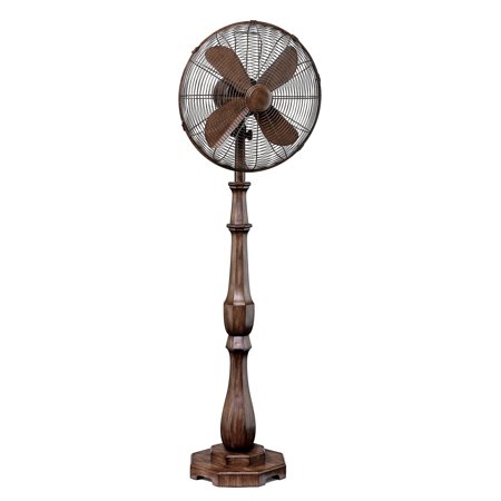 55 Chocolate Brown Coronado Oscillating Standing Floor Fan