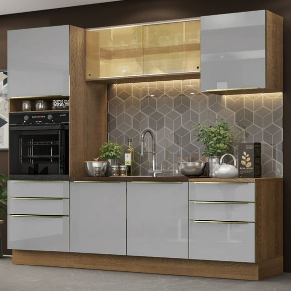 Cocina Integral Completa Modular Madesa Lux 240cm MG 02