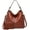 Brown, variant on Women’s Leather Handbag Shoulder Bags Work Tote Bag Top Handle Bag Ladies Designer Purses Satchel