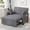 Dark Gray, variant on Someet 3 in 1 Convertible Sleeper Sofa Bed, Pull Out Loveseat Couch with Storage Pocket and Phone Mount, Adjustable Backrest, Pillows Included, Velvet Beige