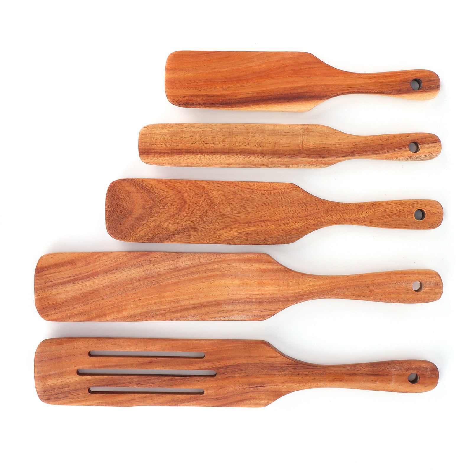 Teak Spatula, Cuisine Spatula Heat Resistance Safe Abrasion Resistance