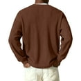 thumbnail image 5 of OIOLOYJM Polo Shirts for Men Casual Button Solid Color Golf Shirt Lightweight Long Sleeve T Shirt Fashion Soft Collared Tops Coffee 2XL, 5 of 5