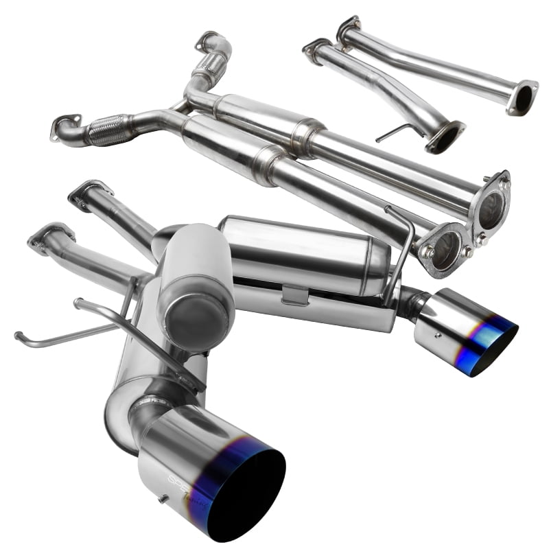 SpecD Tuning Dual Burnt Tip Catback Exhaust System Pipe Compatible