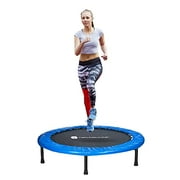 New-Bounce Mini Trampoline - 40" Foldable Trampoline for Children and Adults - Fitness Rebounder Trampoline - Holds Up to 220 Lbs.