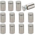 thumbnail image 1 of 12 piezas Tornillos de soporte de separador Separador de vidrio publicitario de acero inoxidable Tornillos publicitarios de acero inoxidable Señal de vidrio Clavos publicitarios para fotos de vidrio 19X25 mm esquí esquí Gafas de esquí, 1 of 5