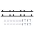 thumbnail image 1 of Uxcell Nylon Gear Rack, 2 Pack Total 6.6 ft Heavy Duty Reinforced Rack with Mounting Hardware Straight Gear, 1 of 8