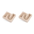 thumbnail image 3 of Monstrate Molde de silicona para hacer velas, molde para dulces de gelatina de azúcar, resistente al calor, reutilizable, suministros para manualidades, Tipo H 2piezas Monstrate CBP160912, 3 of 5