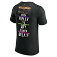 thumbnail image 3 of Men's Black WrestleMania 41 IYO SKY vs. Bianca Belair vs. Rhea Ripley Triple Threat Match T-Shirt, 3 of 3