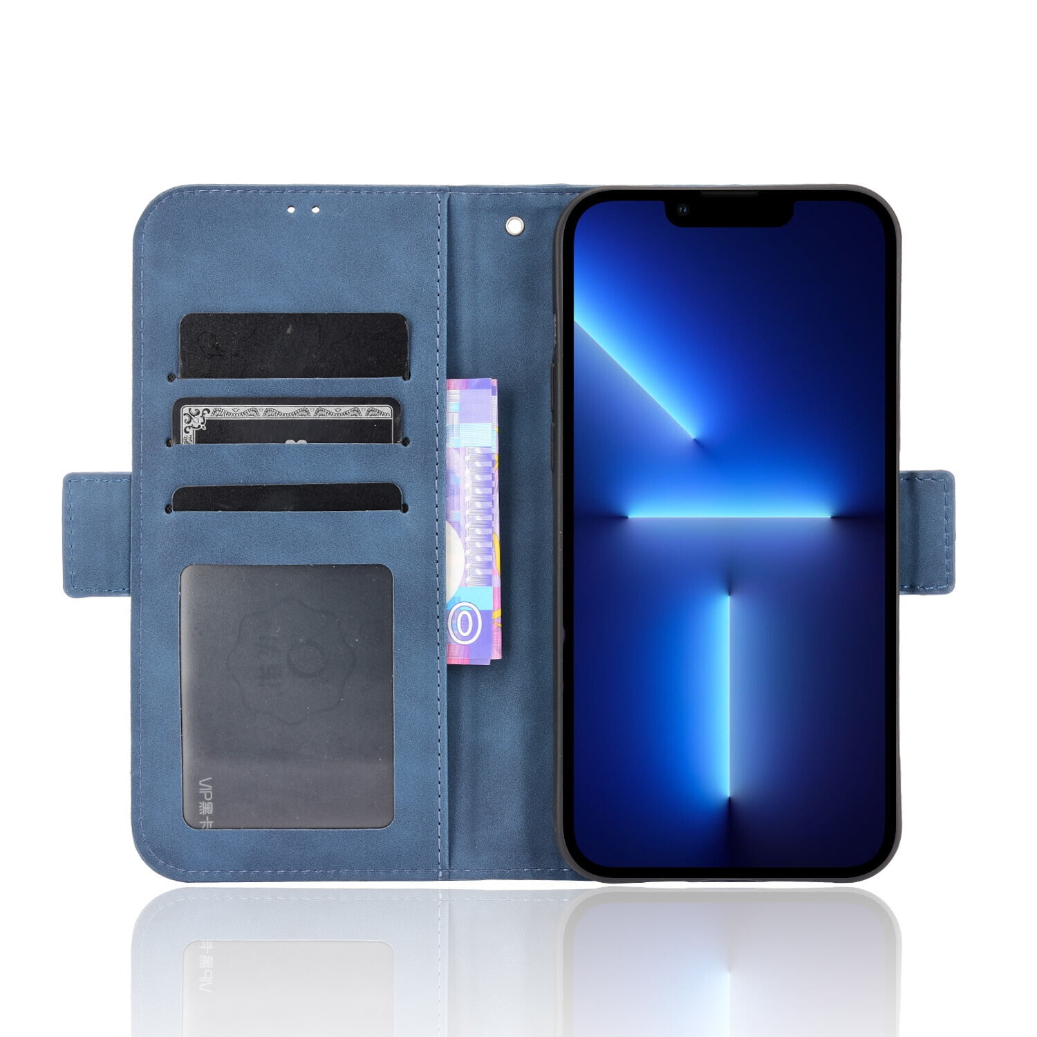 For Vodafone Smart V11 Multi Card Slots Leather Phone Case Flip