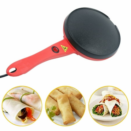 

DENEST Electric Crepe Maker Pancake Pan Frying Baking Non-Stick Griddle Machine