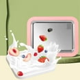 thumbnail image 3 of 1 Pce Kit de Machine à Crème Glacée Roulée à la Maison, Plateau de Machine à Crème Glacée Roulée avec 2 Spatules, Plateau de Crème Glacée Fait Maison DIY, Machines à Crème Glacée en Acier Inoxydable de Qualité Alimentaire pour Activités Pratiques en Famille (Rose), 3 of 8