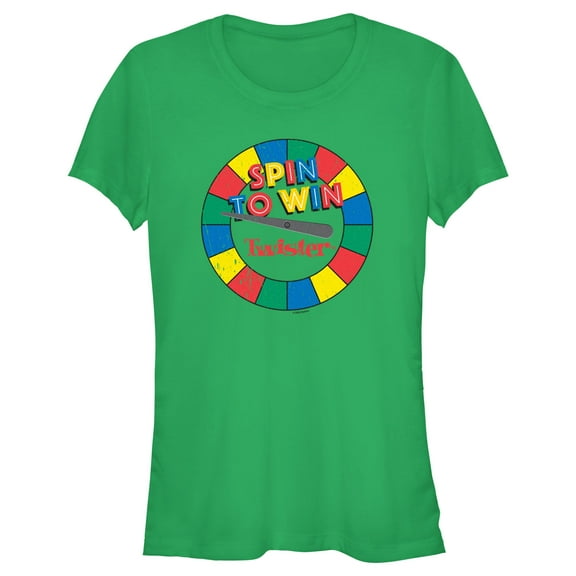Junior's Twister Spin To Win Graphic T-Shirt