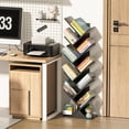 thumbnail image 2 of Bookshelf SHEEPAM 10 Tier Tree Book Shelf Black Wood, 2 of 9