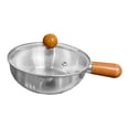 thumbnail image 2 of Luzkey Casserole en Acier Inoxydable Chauffe-Beurre Petite Marmite Multifonctionnelle Ronde Pot à Lait Chaud avec Couvercle pour Véhicule Récréatif Maison Camping Voyage 600ml, 2 of 8