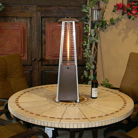 Hiland Tabletop Bronze Glass Tube Patio Heater (Best Tabletop Patio Heater)