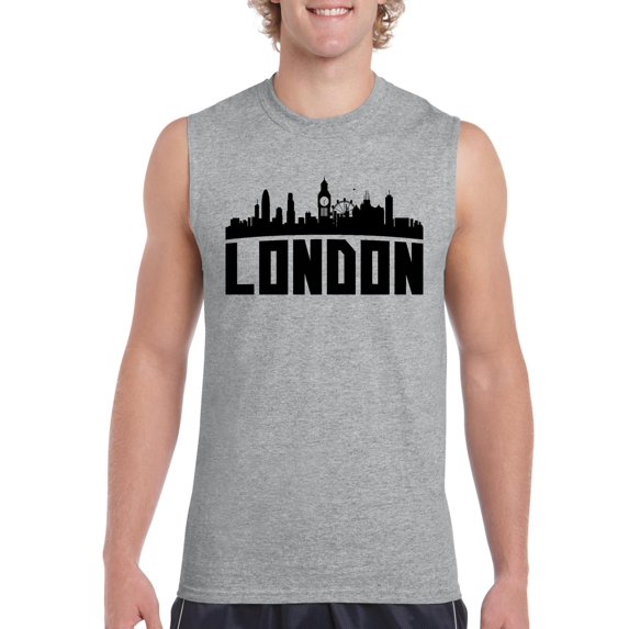 Normal is Boring - Men's Graphic T-Shirt Sleeveless, up to Men Size 3XL - London