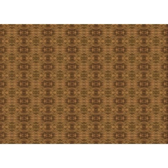 Ahgly Company Machine Washable Indoor Rectangle Transitional Dark Bronze Brown Area Rugs, 5' x 8'