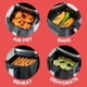 thumbnail image 2 of BLACK+DECKER Purifry - Freidora de aire de 2 cuartos de galón, sabor frito crujiente sin grasa, además de hornear, deshidratar y mantener la comida caliente, visualización táctil digital y apagado, 2 of 5