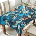 thumbnail image 3 of SKYSONIC 60"x120" Square Tablecloth with Colorful Summer Rain Forest Nature Prints, Anti-Wrinkle and Smooth Table Cloth for Kitchen/Home Party Decoration, 3 of 7